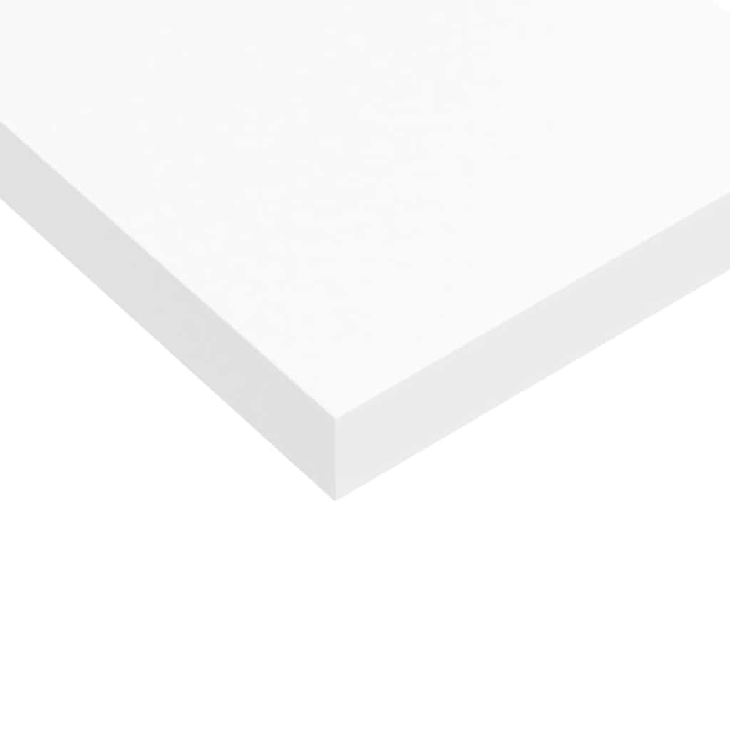 Floating Wall Shelf White 60x23.5x3.8 cm MDF
