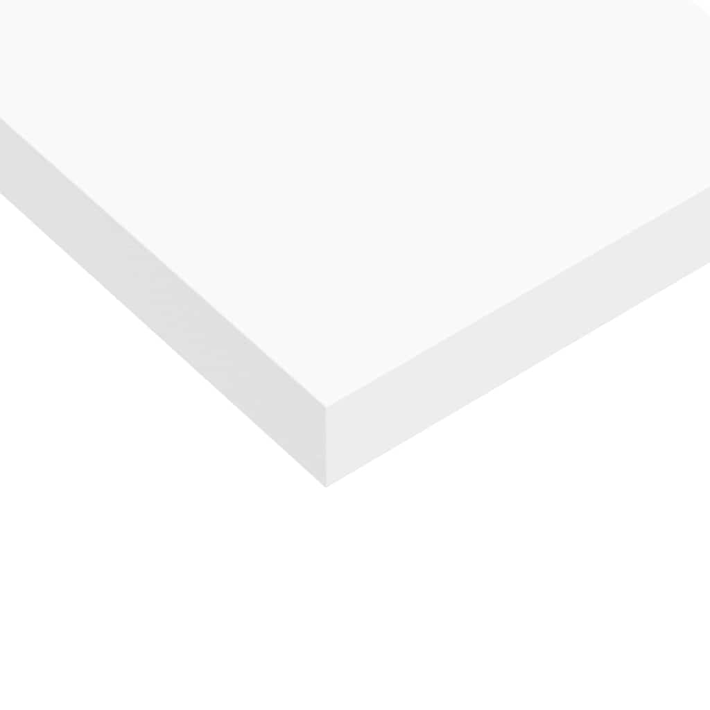 323814 vidaXL Floating Wall Shelf White 80x23,5x3,8 cm MDF