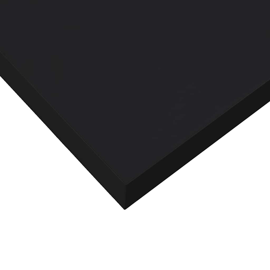 323838 vidaXL Floating Wall Shelf Black 90x23,5x3,8 cm MDF