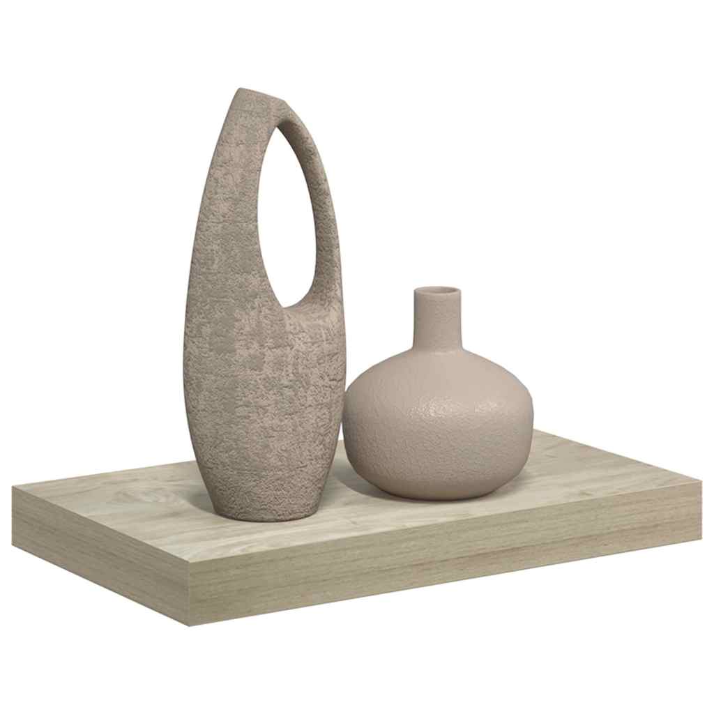 Floating Wall Shelf Oak 40x23.5x3.8 cm MDF