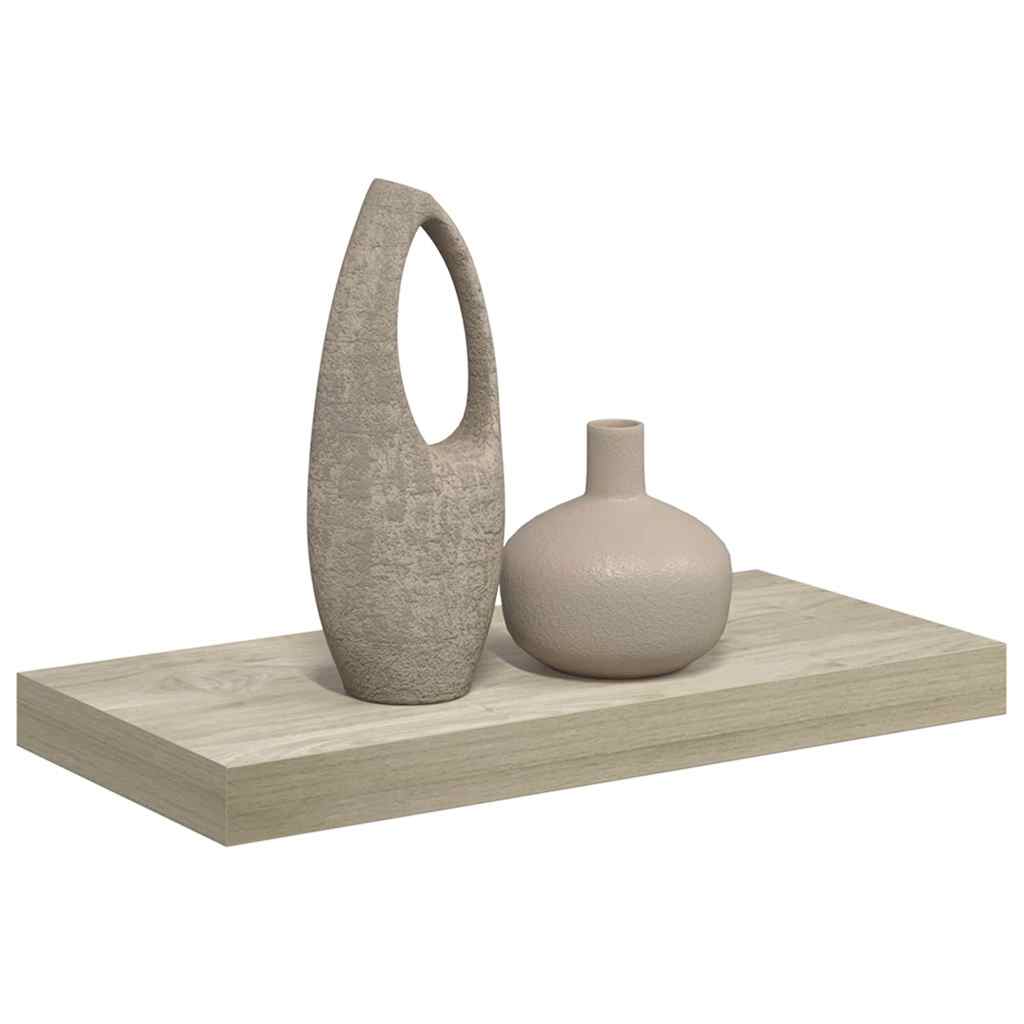 Floating Wall Shelf Oak 50x23.5x3.8 cm MDF