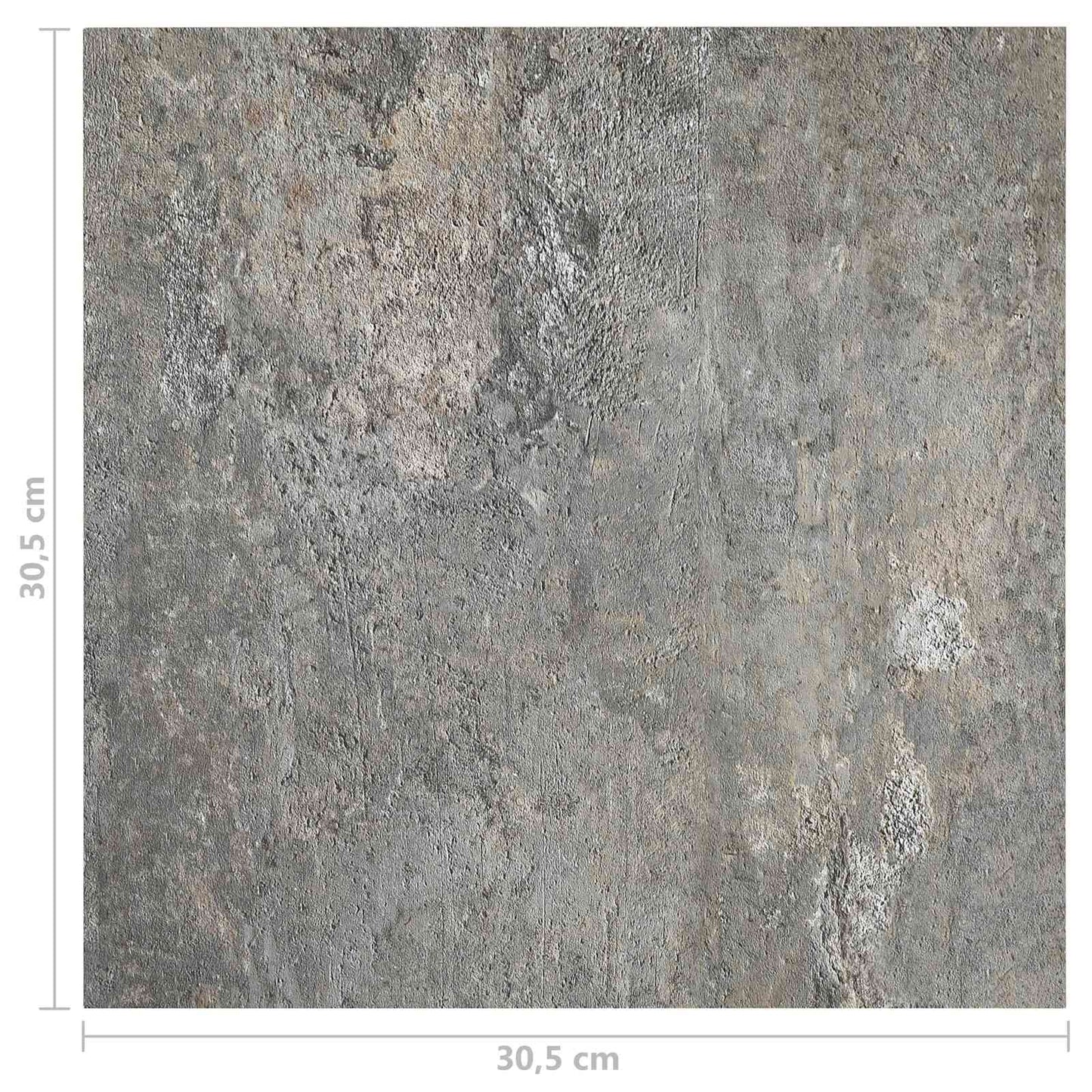 Flooring Planks 5.11 m² 55 pcs PVC Stone wall