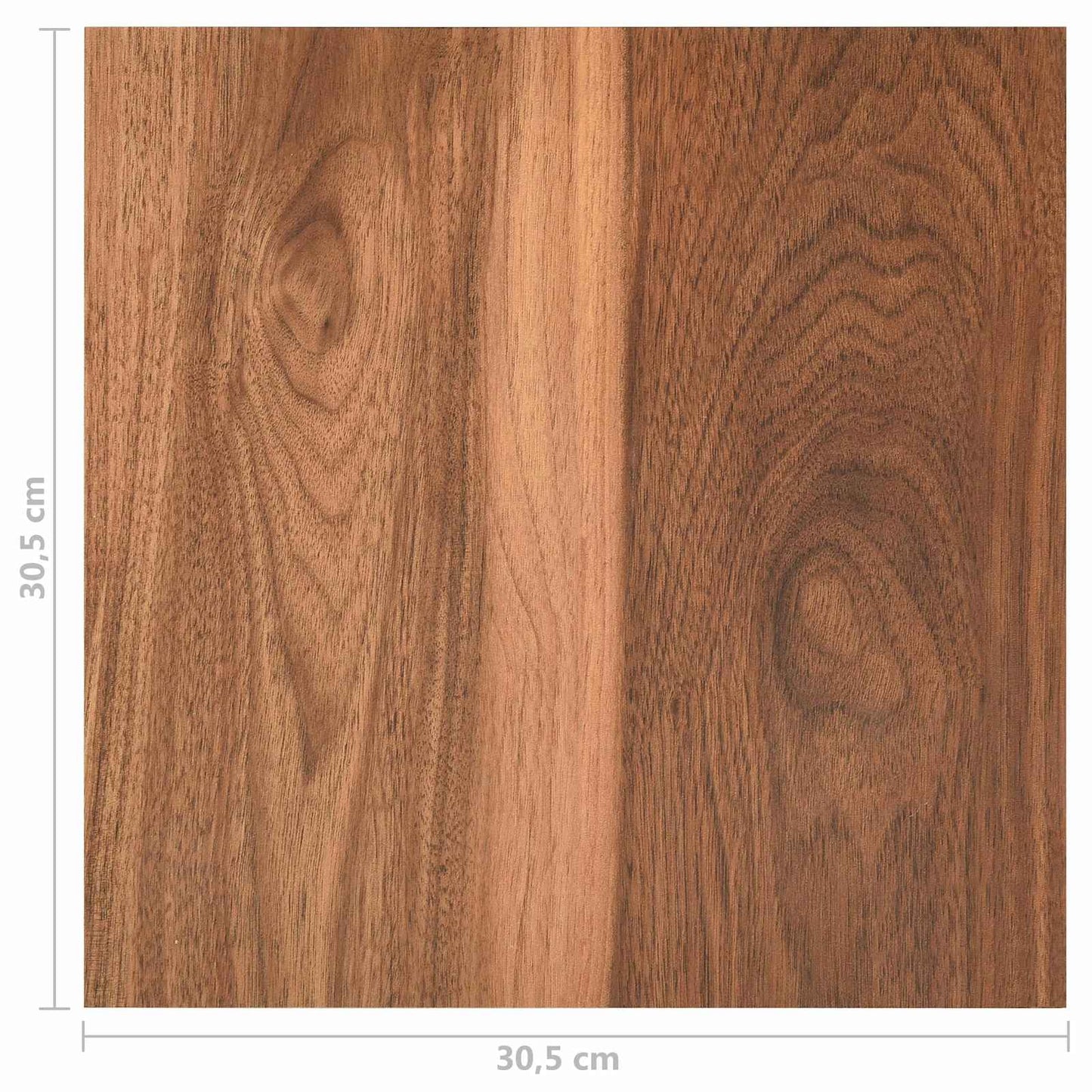 Flooring Planks 5.11 m² 55 pcs PVC Dark Wood