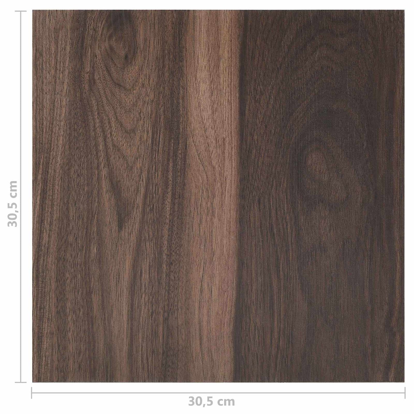 Flooring Planks 55 pcs Dark Brown 5.11 m² PVC