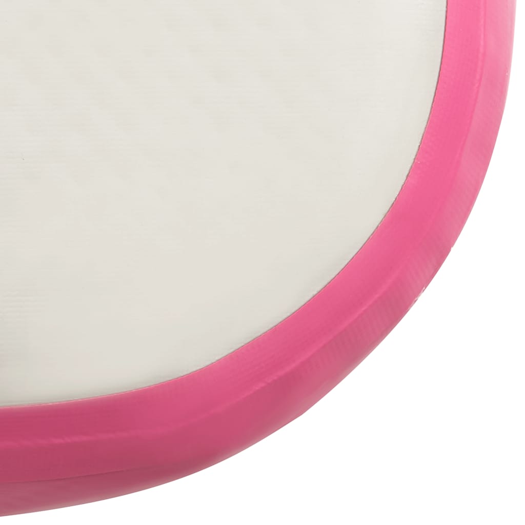 Inflatable Gymnastics Mat with Pump 200x200x15 cm PVC Pink