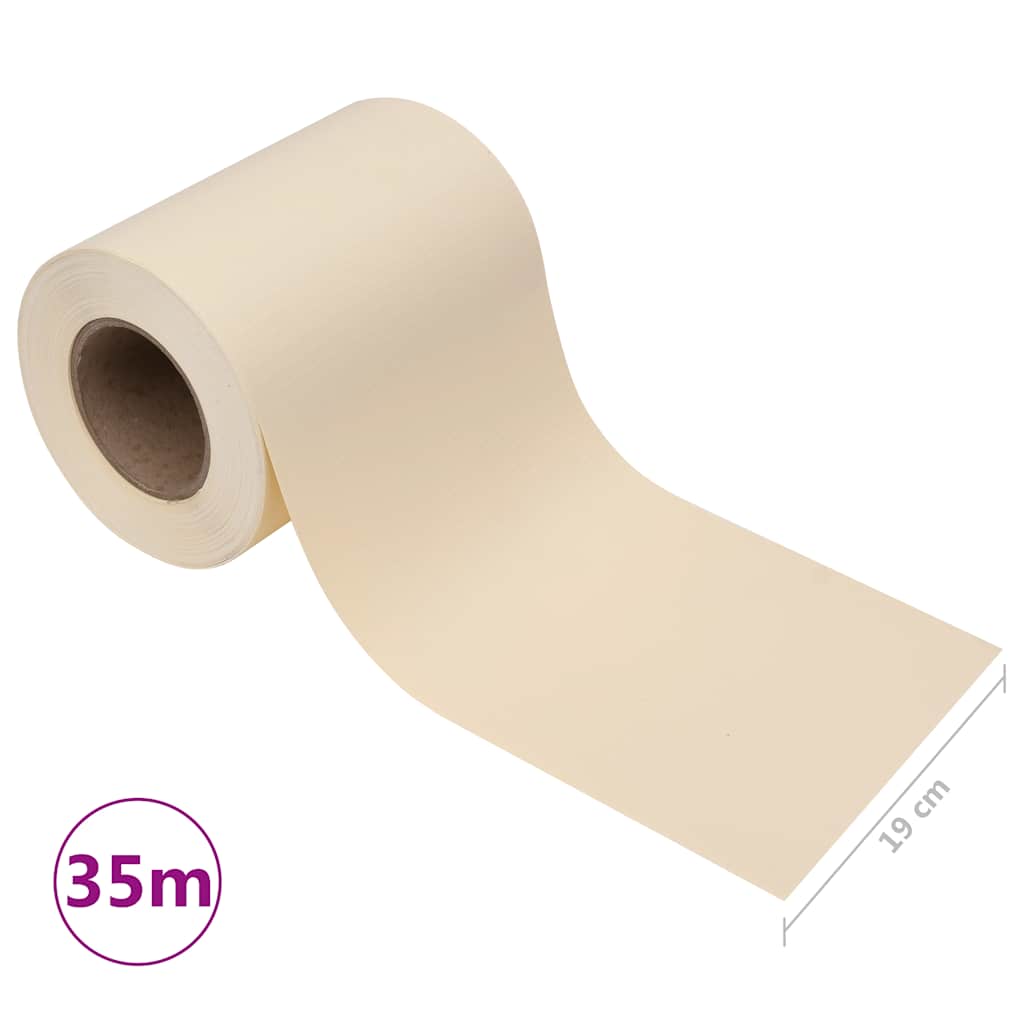 Garden Privacy Screen PVC 35x0.19 m Cream