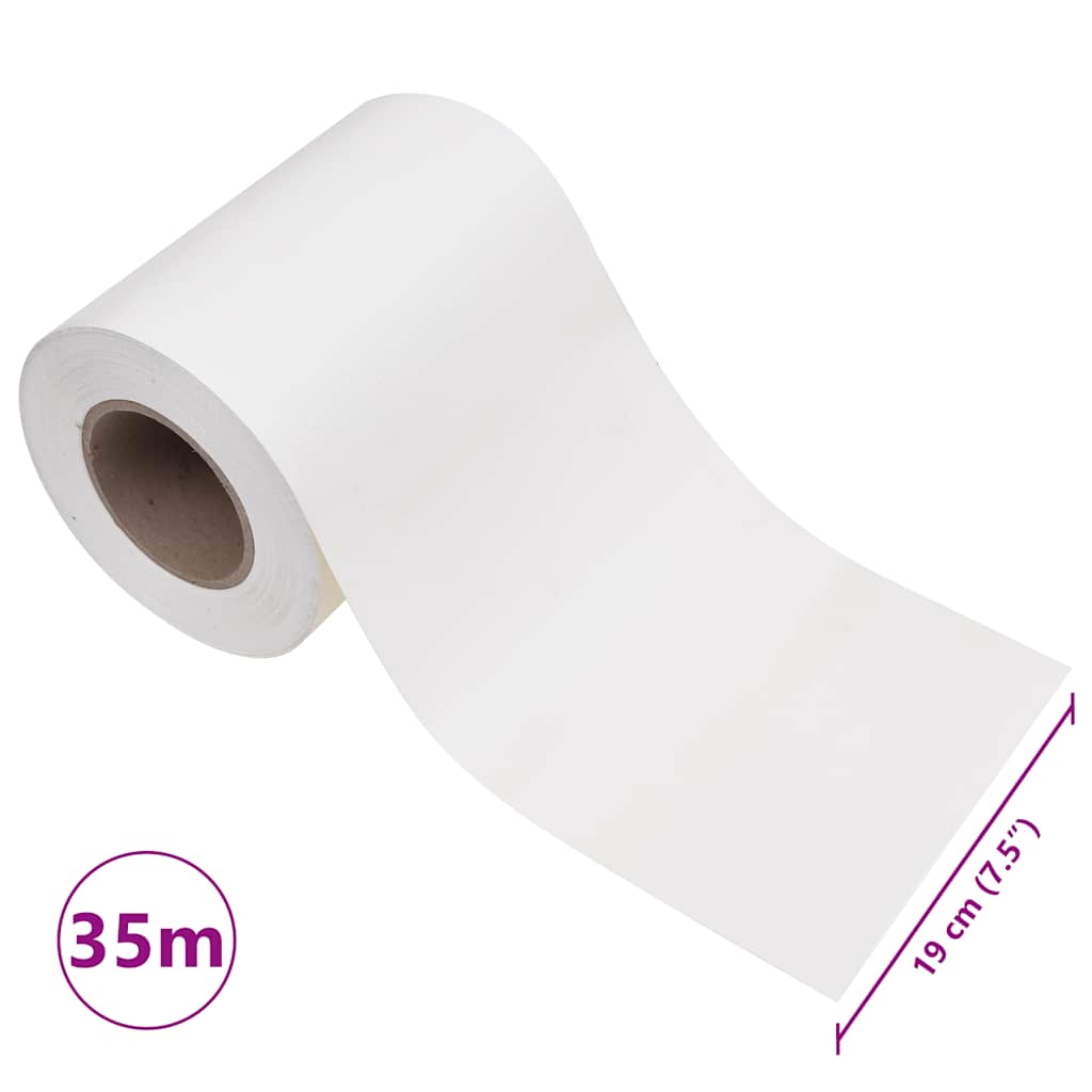 Garden Privacy Screens 4 pcs PVC 35x0.19 m White