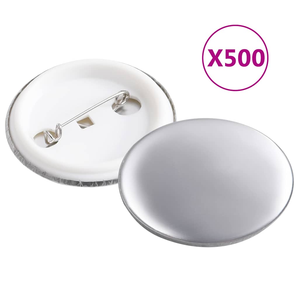 Badge Button Maker with 500 pcs Pinback Button Parts 37 mm