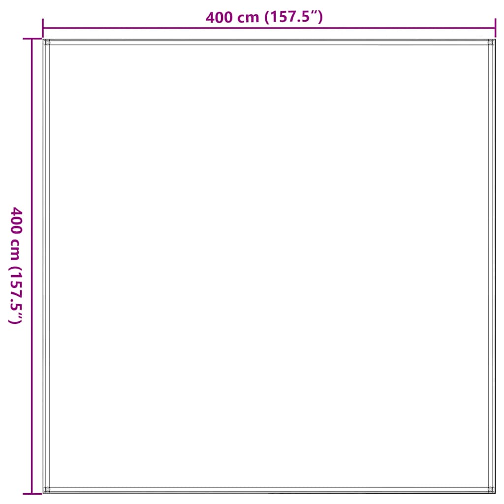 Tent Carpet 400x400 cm Taupe