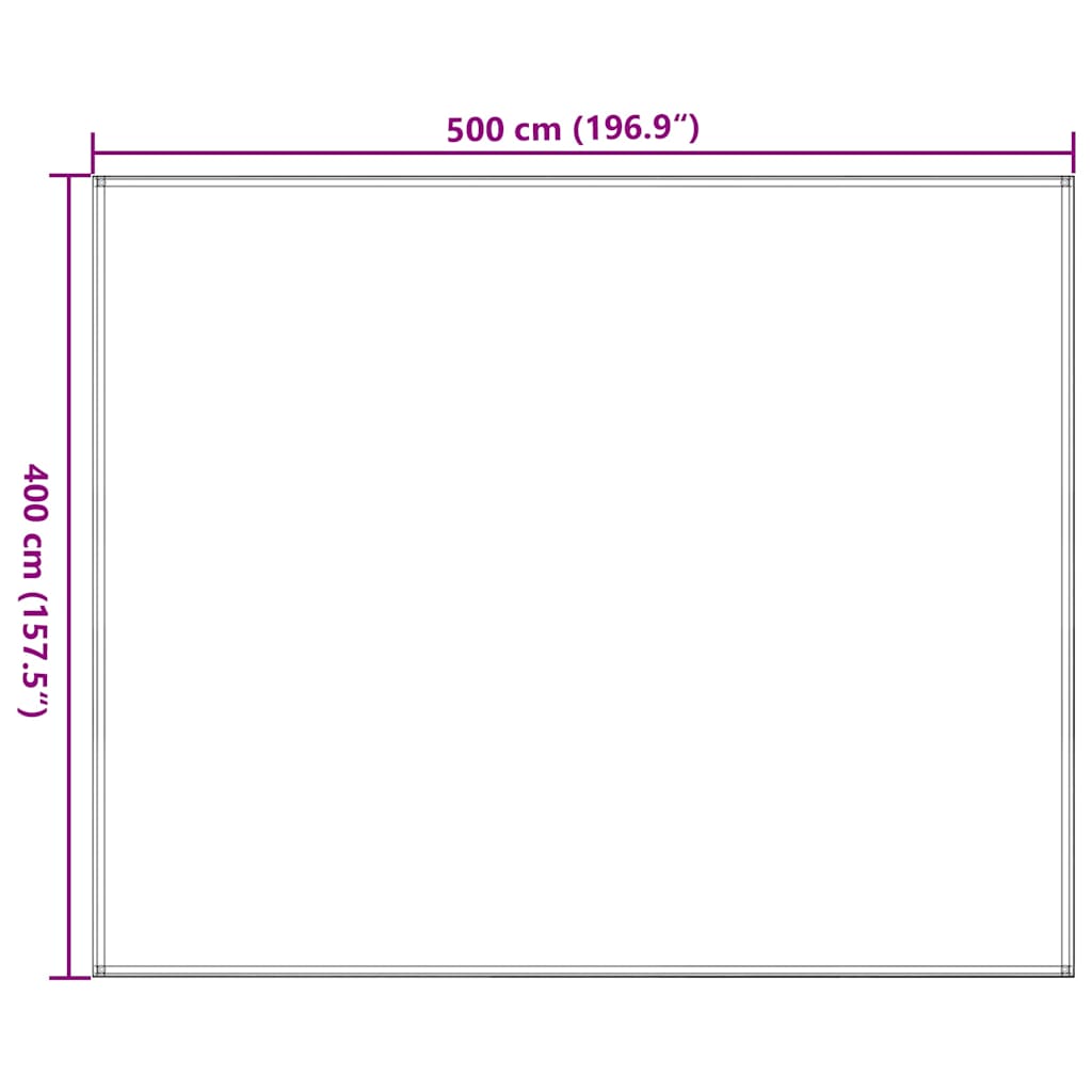 310772 vidaXL Tent Carpet 400x500 cm Beige