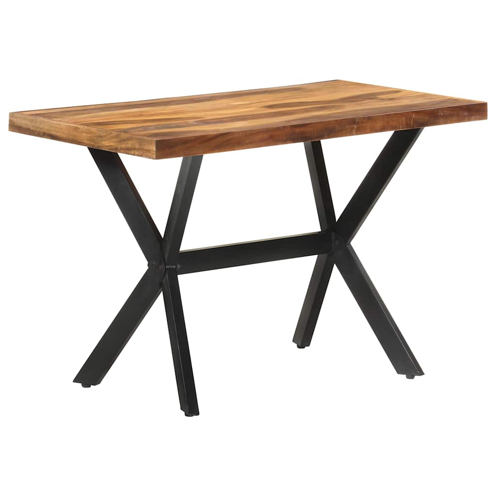 321545 vidaXL Dining Table 120x60x75 cm Solid Wood with Honey Finish