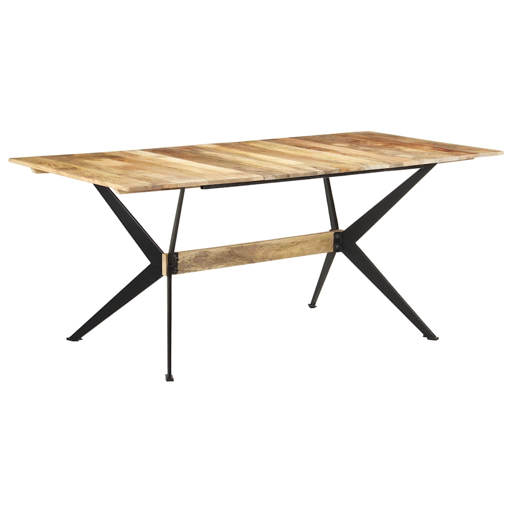 321687 vidaXL Dining Table 180x90x76 cm Solid Mango Wood