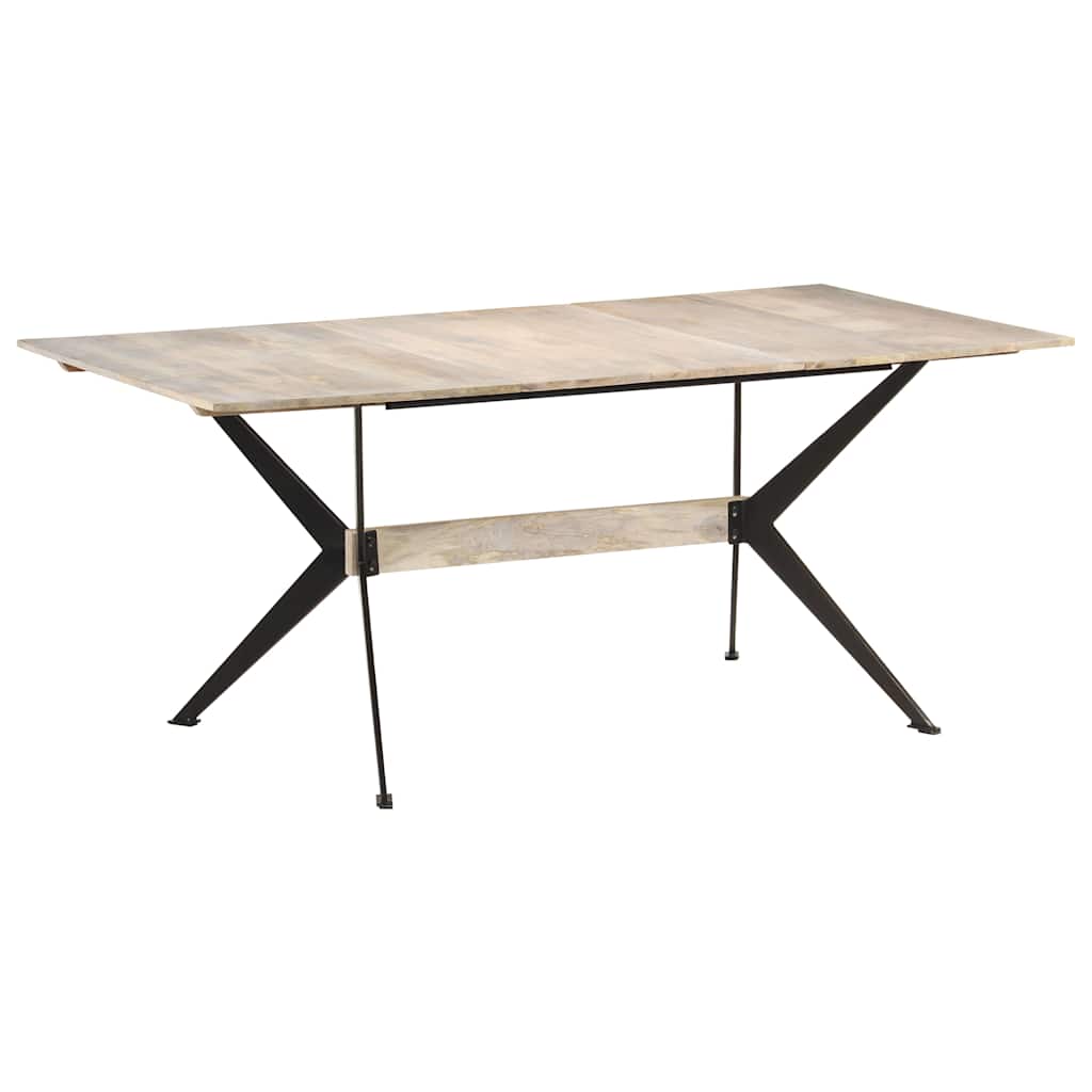 321688 vidaXL Dining Table 180x90x76 cm Solid Mango Wood