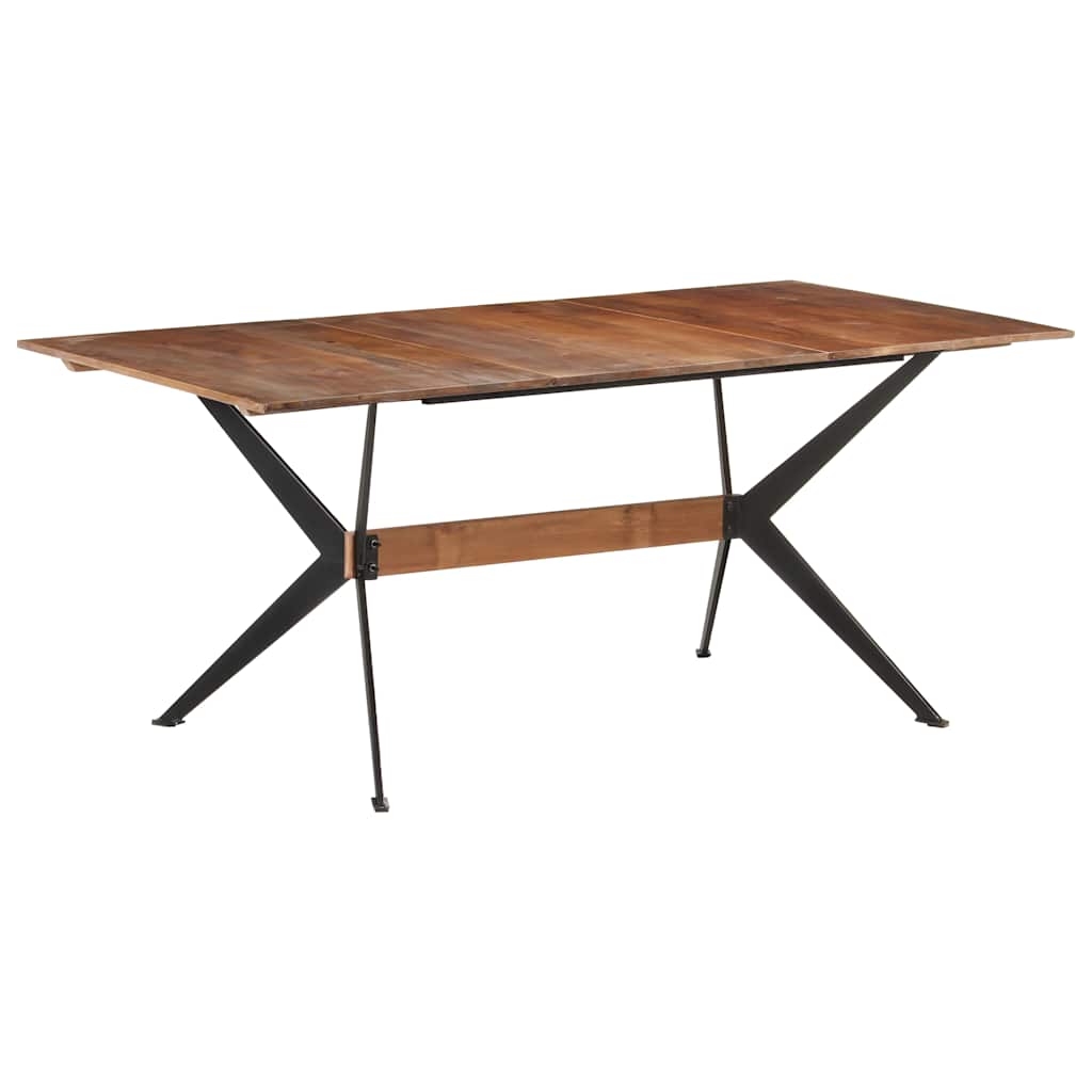 321689 vidaXL Dining Table 180x90x76 cm Solid Mango Wood