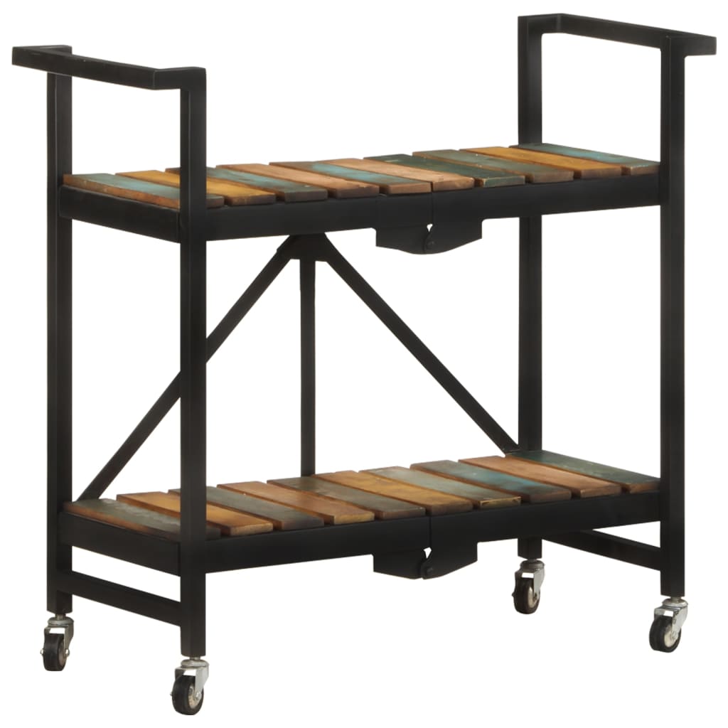 321711 vidaXL Kitchen Trolley 87x36x81 cm Solid Reclaimed Wood