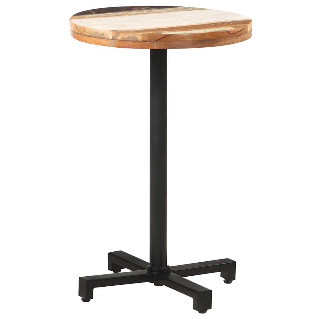320287 vidaXL Bistro Table Round Ø50x75 cm Solid Reclaimed Wood