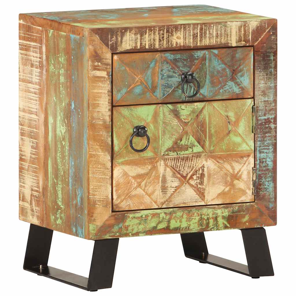 320377 vidaXL Bedside Cabinet 40x30x50 cm Solid Reclaimed Wood