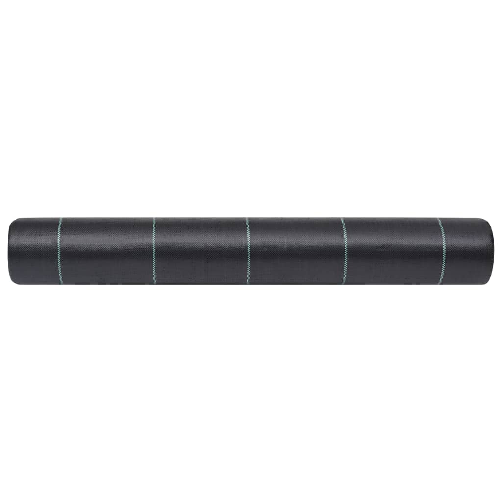 Weed Membrane | Black with Green Stripes | 100% Polypropylene | 1 x 10 m