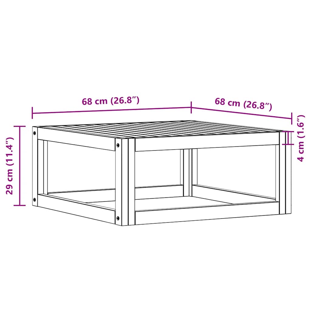 Coffee Table | Natural Wood | Solid acacia wood | Medium | Durable