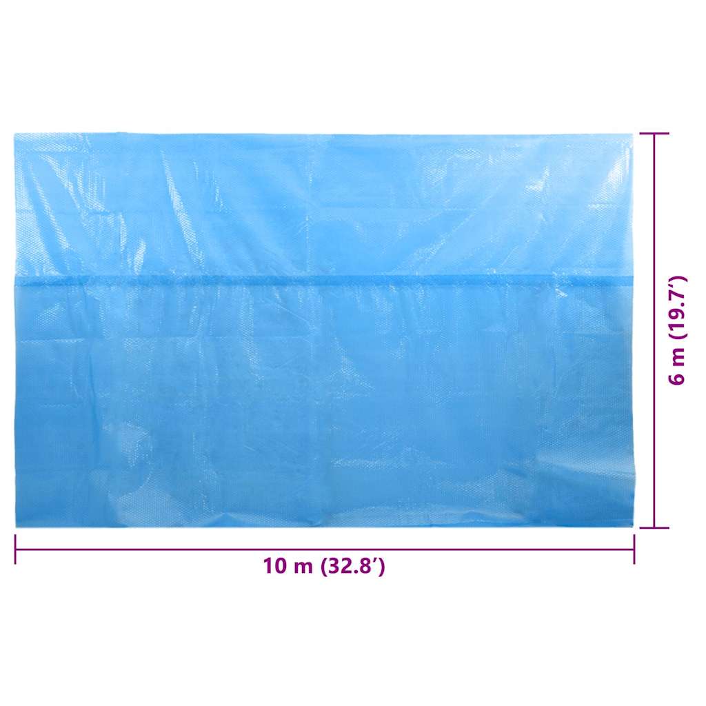 Rectangular Pool Cover 1000x600 cm PE Blue