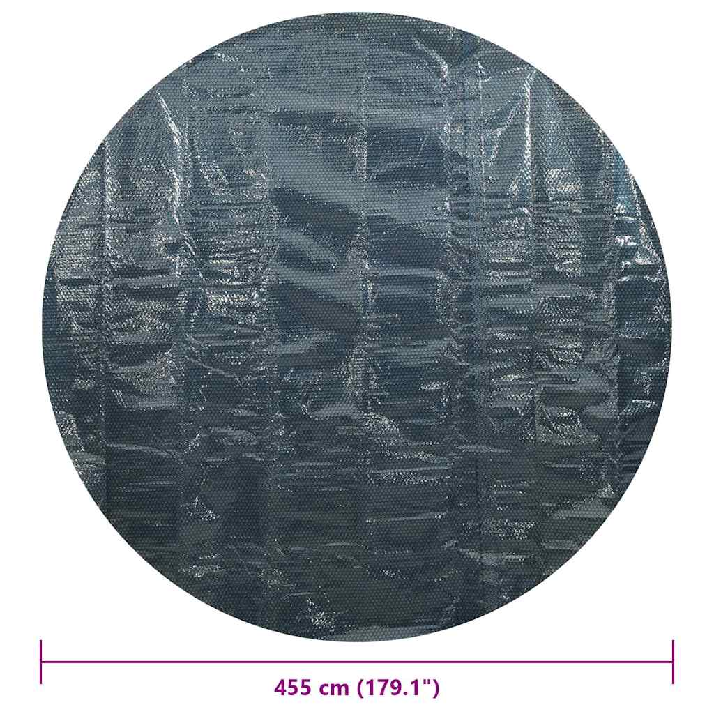 Solar Pool Cover 455 x 455 cm 0.1 mm Round 0.1 mm PE