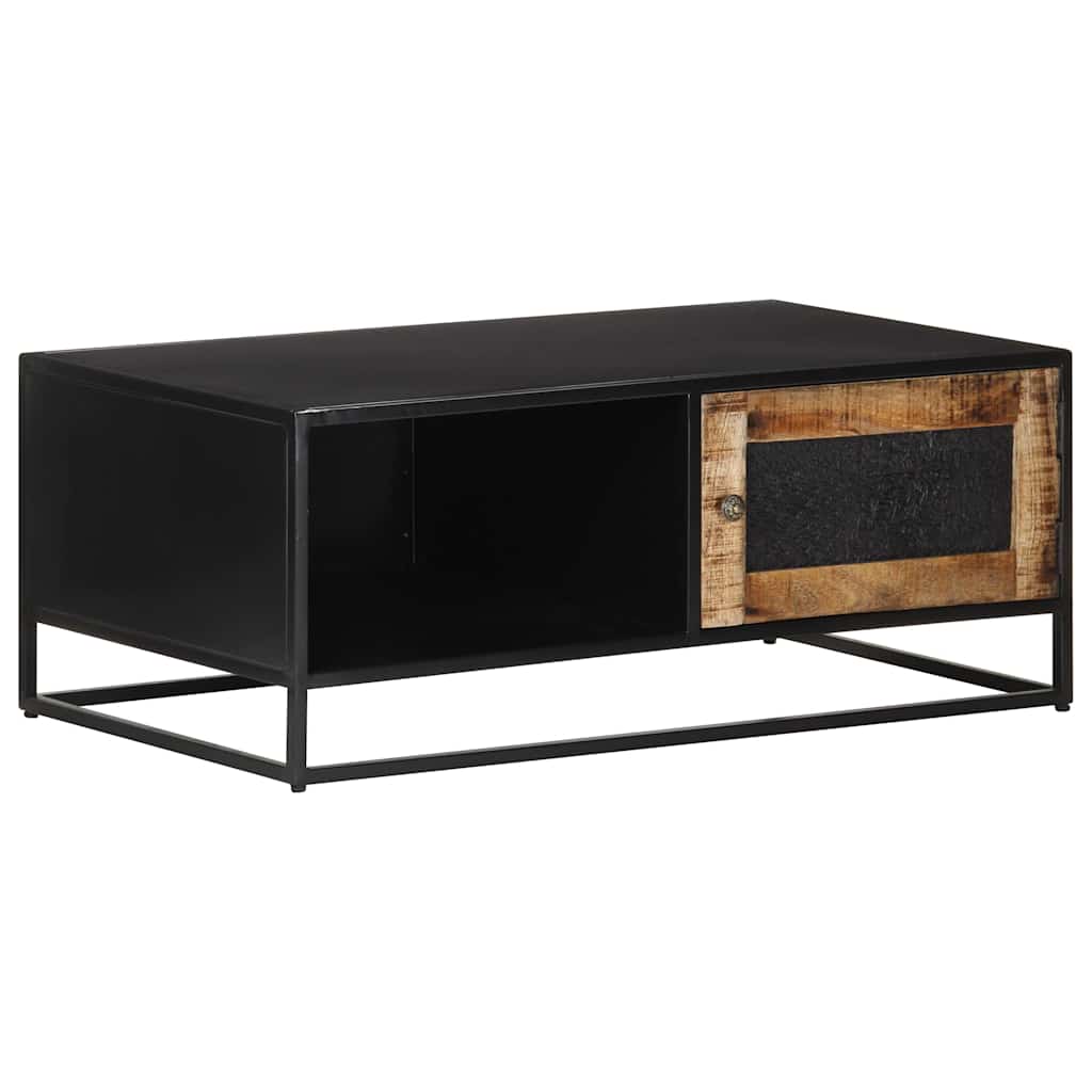 323149 vidaXL Coffee Table 90x50x35 cm Rough Mango Wood