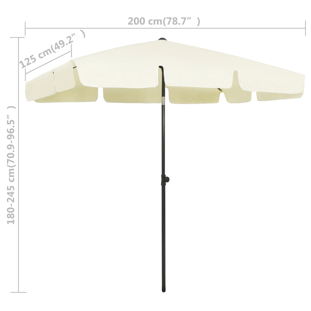 Beach Parasol | Tiltable | Other | Contemporary