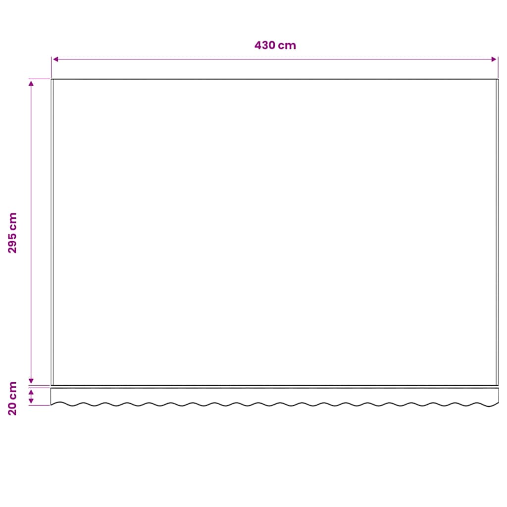 Awning Replacement Fabric Burgundy Red 450x300 cm Polyester