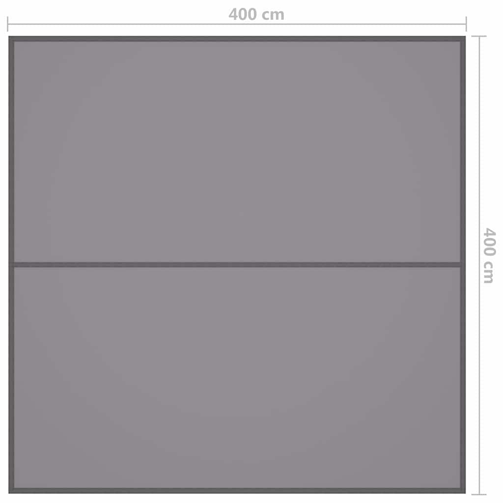 Outdoor Tarp 4x4 m Grey