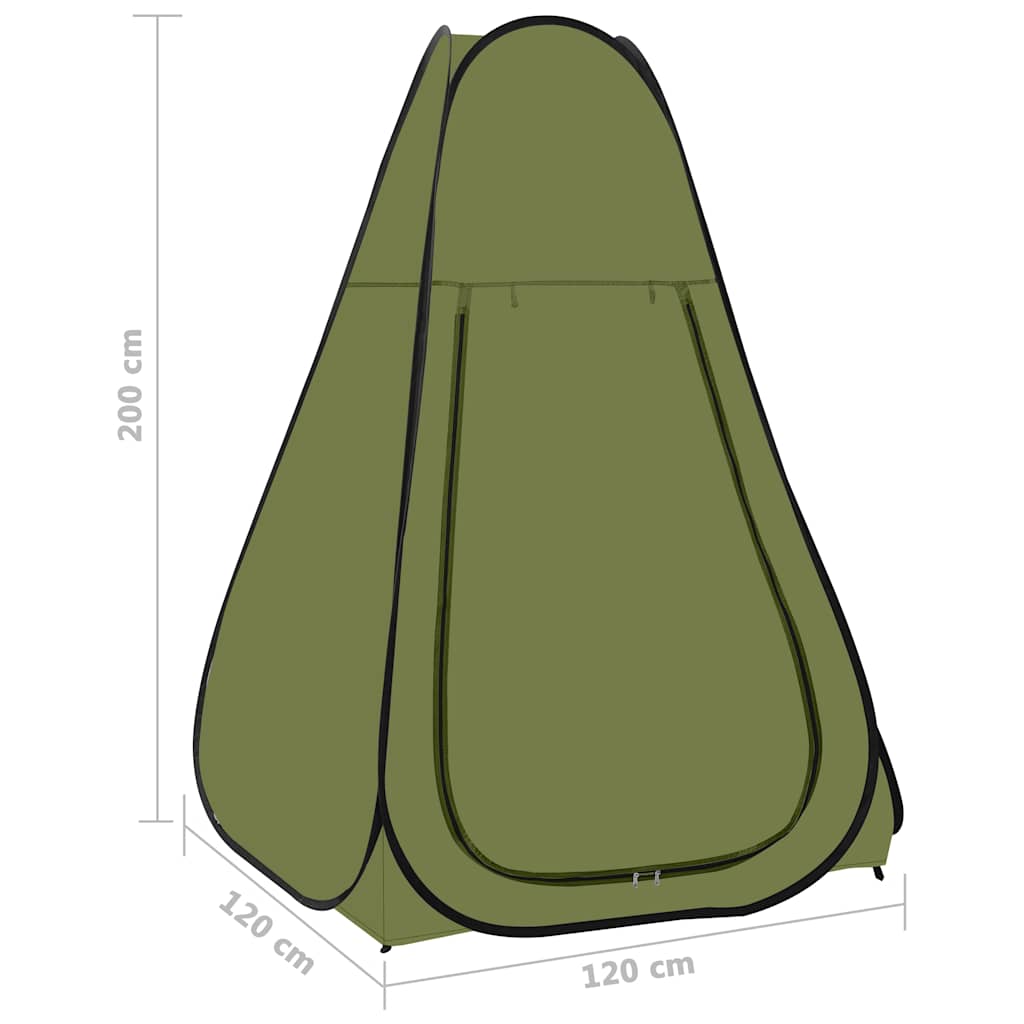 Pop Up Shower Tent Green