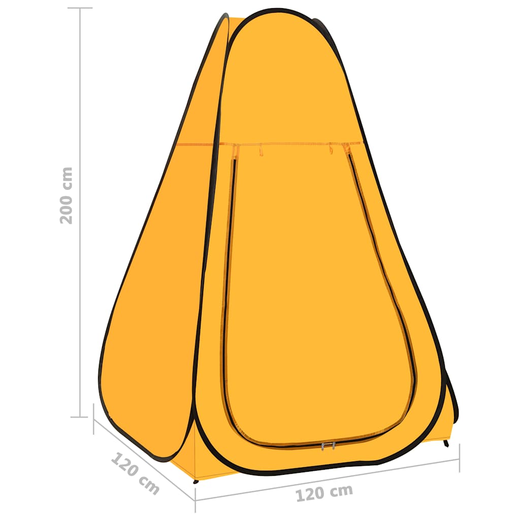 Pop Up Shower Tent Yellow