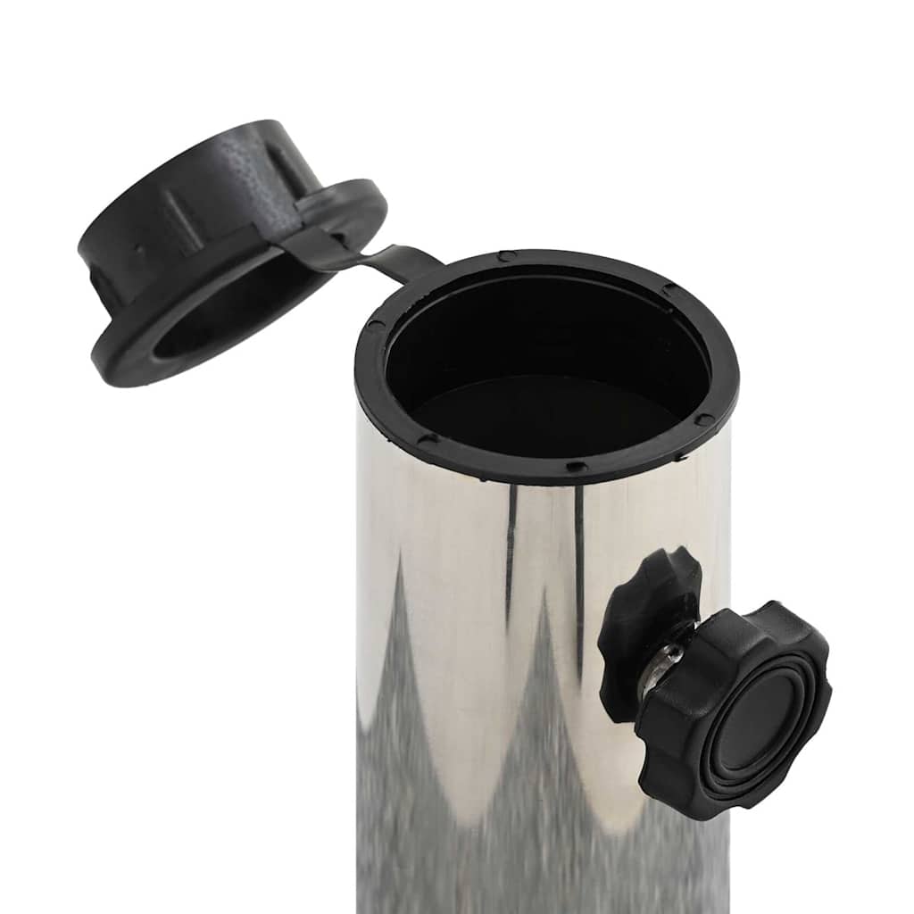 313666 vidaXL Umbrella Base Light Grey 45x25x8,3 cm Granite