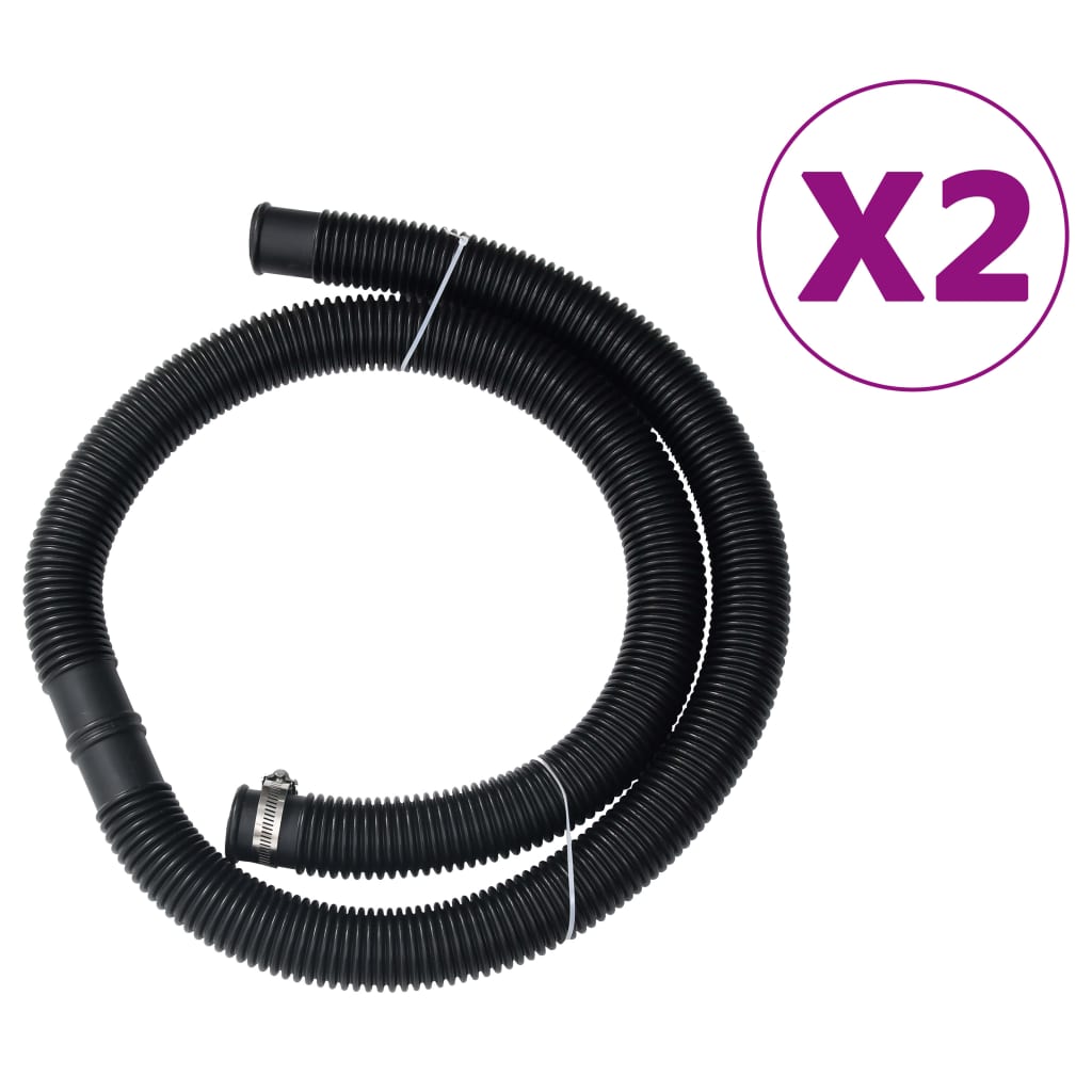 Solar Pool Heater | Set of 2 | Black | PE, aluminium | Standard
