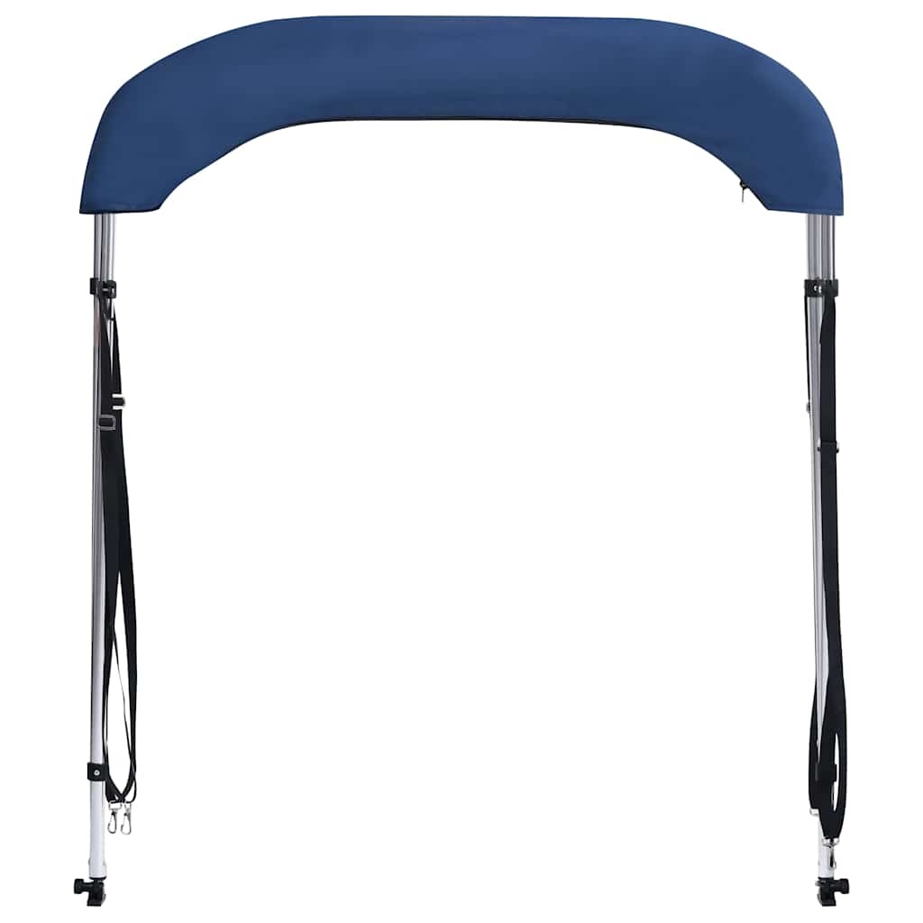 93128 vidaXL 2 Bow Bimini Top Navy Blue 180x150x110 cm