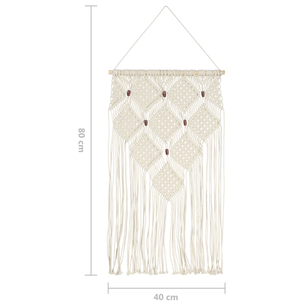 Macrame Wall Hanger 40x80 cm Cotton