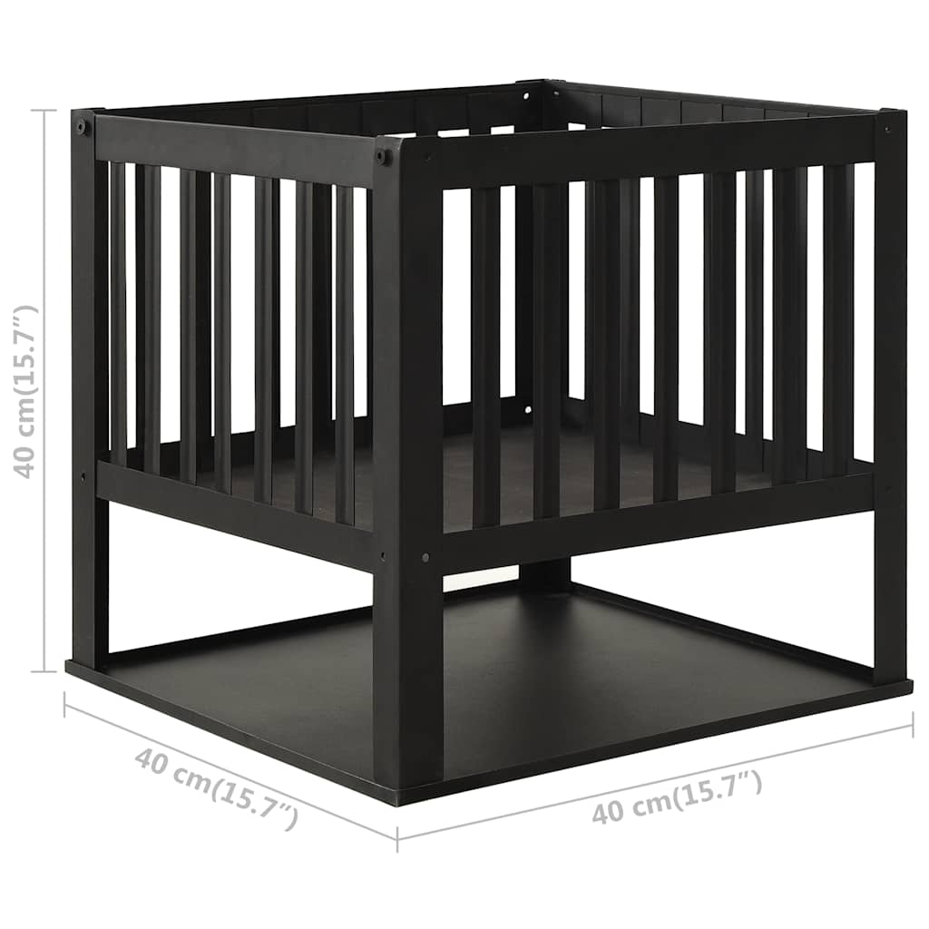 315088 vidaXL Fire Pit 40x40x40 cm Steel
