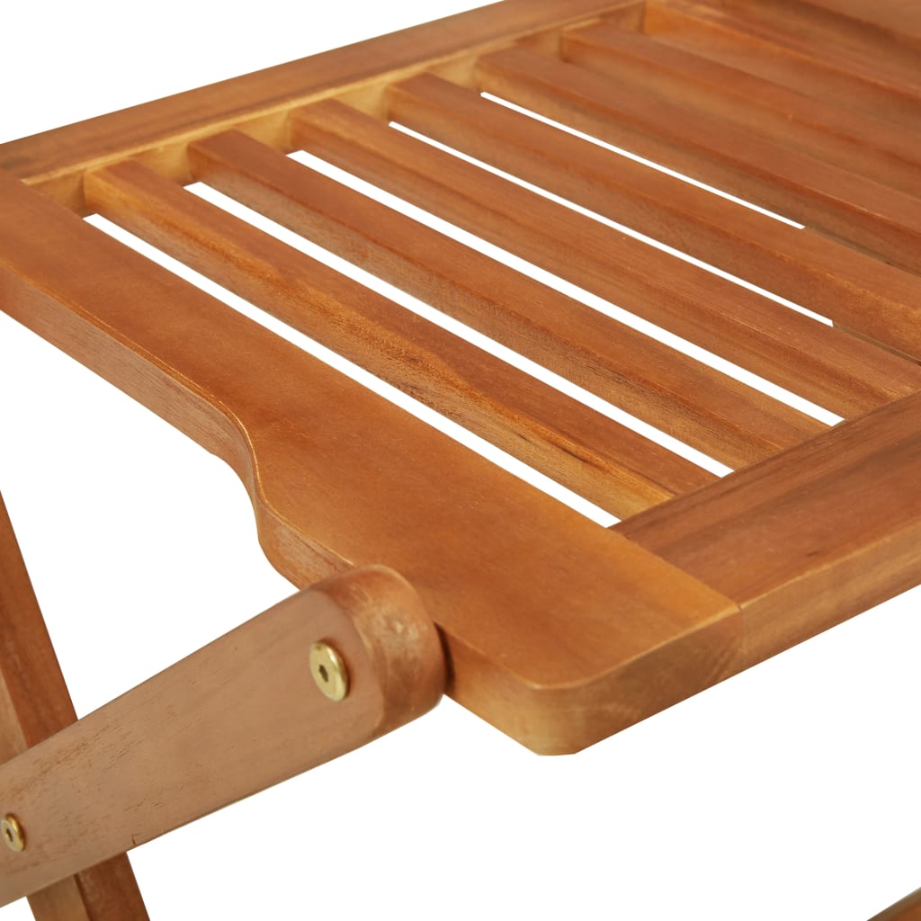 Garden Dining Set | Natural Wood | Solid Acacia Wood | Compact | Foldable