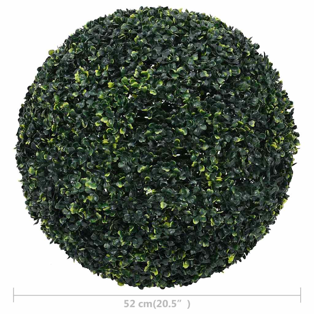 315470 vidaXL Artificial Boxwood Balls 2 pcs 52 cm