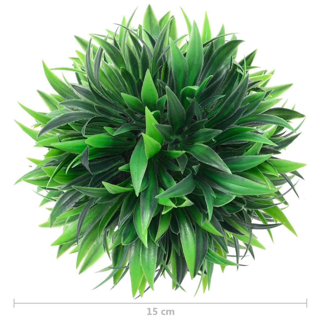 315471 vidaXL Artificial Boxwood Balls 4 pcs 15 cm