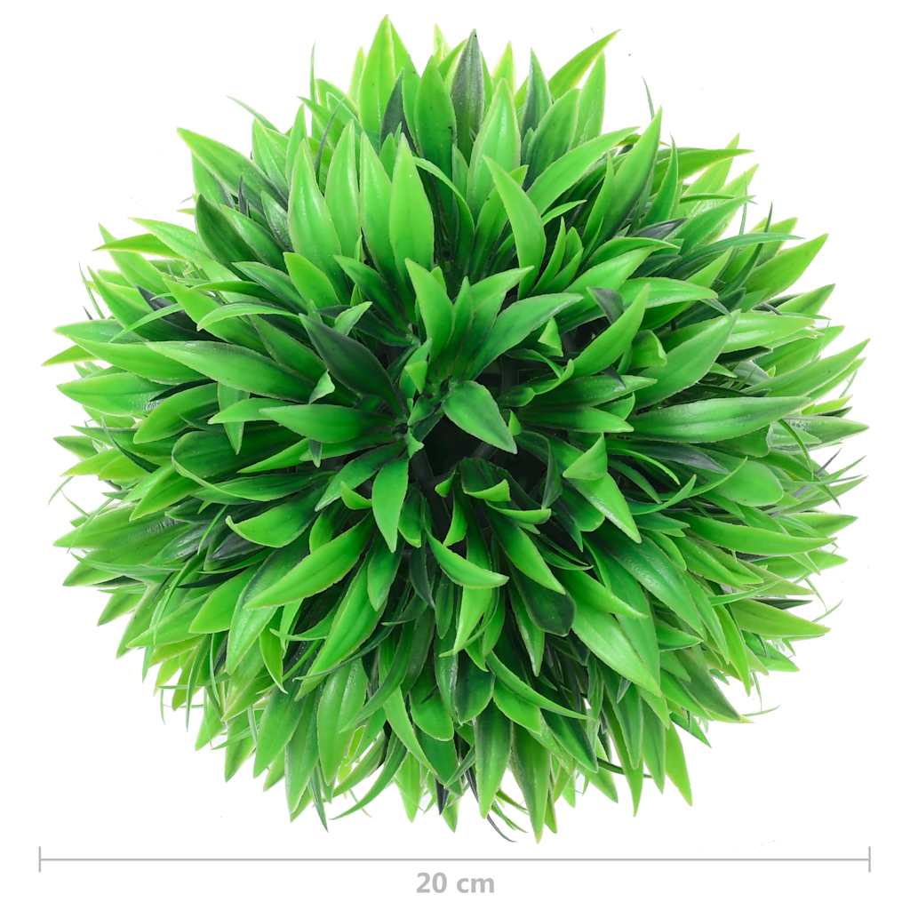 315472 vidaXL Artificial Boxwood Balls 2 pcs 20 cm