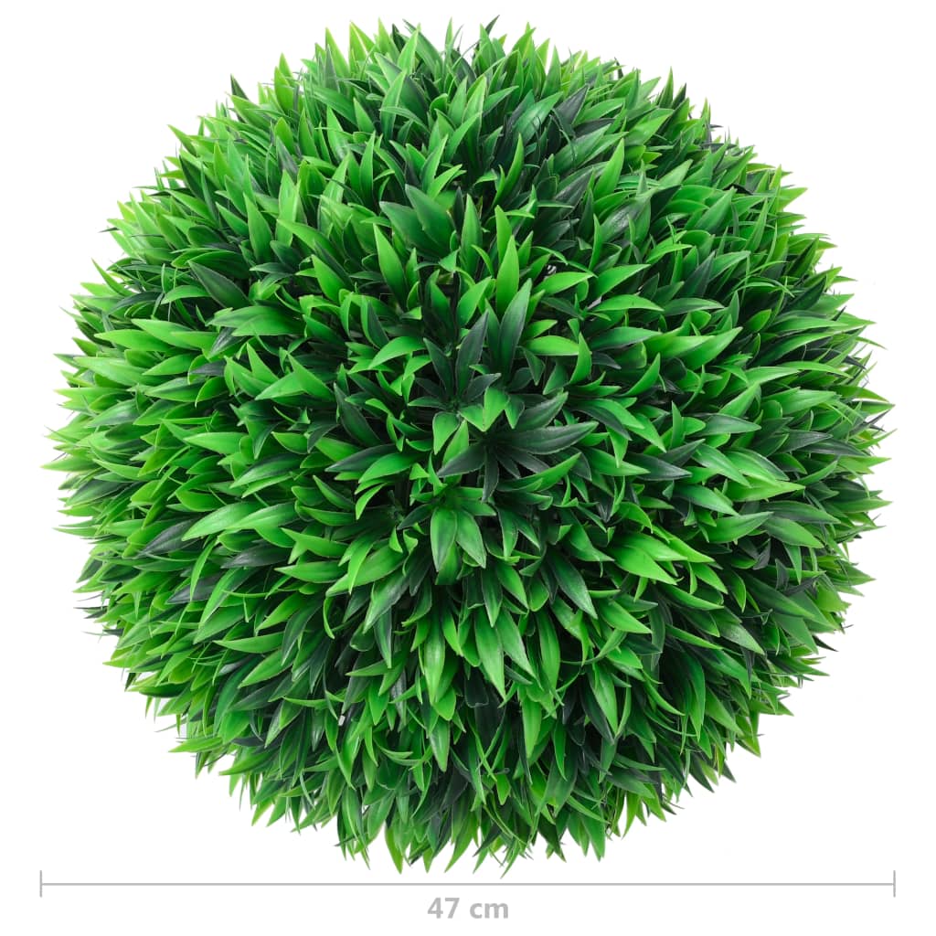 315475 vidaXL Artificial Boxwood Balls 2 pcs 47 cm