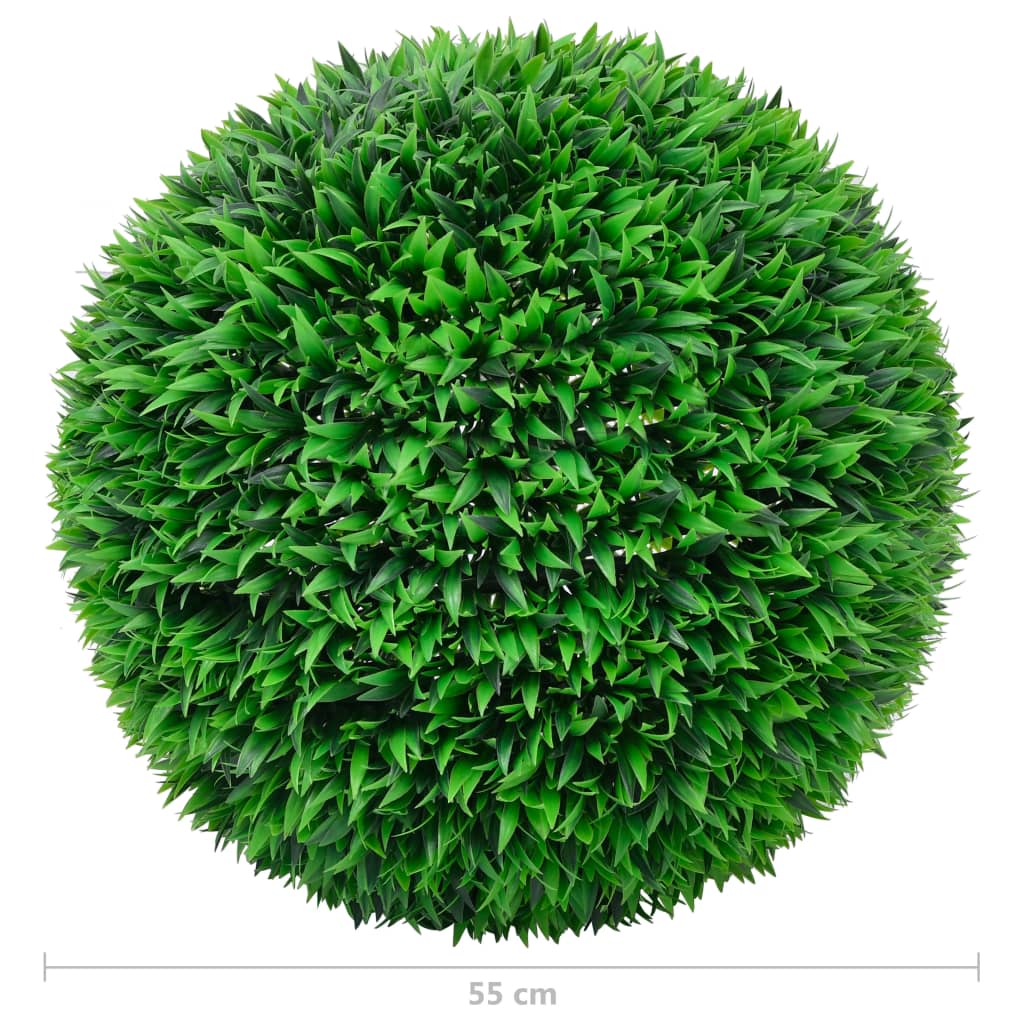 315476 vidaXL Artificial Boxwood Balls 2 pcs 55 cm