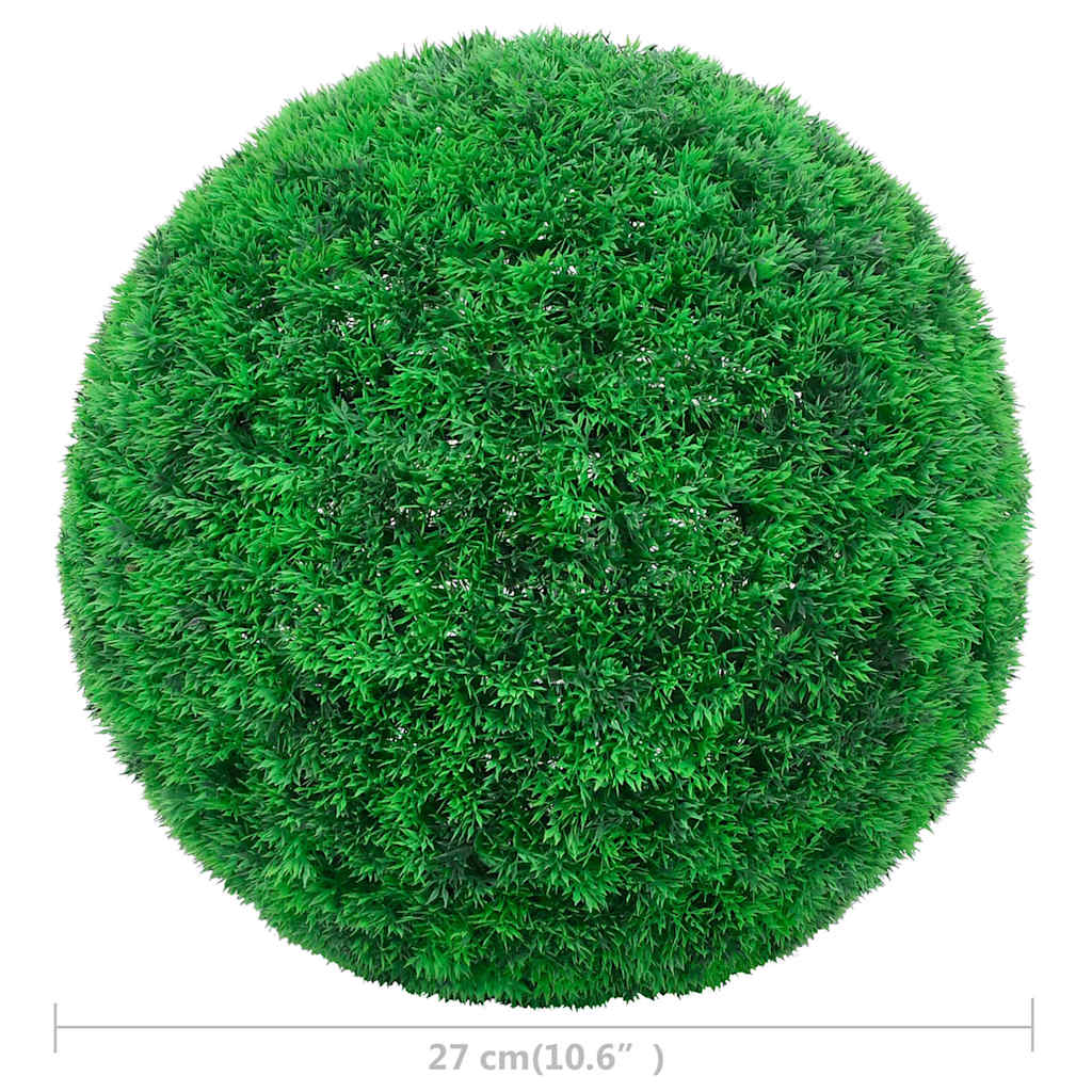315479 vidaXL Artificial Boxwood Balls 2 pcs 27 cm