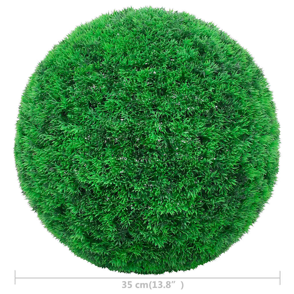 315480 vidaXL Artificial Boxwood Balls 2 pcs 35 cm