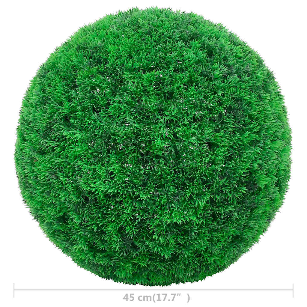 315481 vidaXL Artificial Boxwood Balls 2 pcs 45 cm
