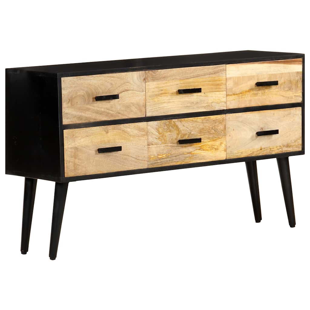 322678 vidaXL Sideboard 110x33x64 cm Solid Mango Wood