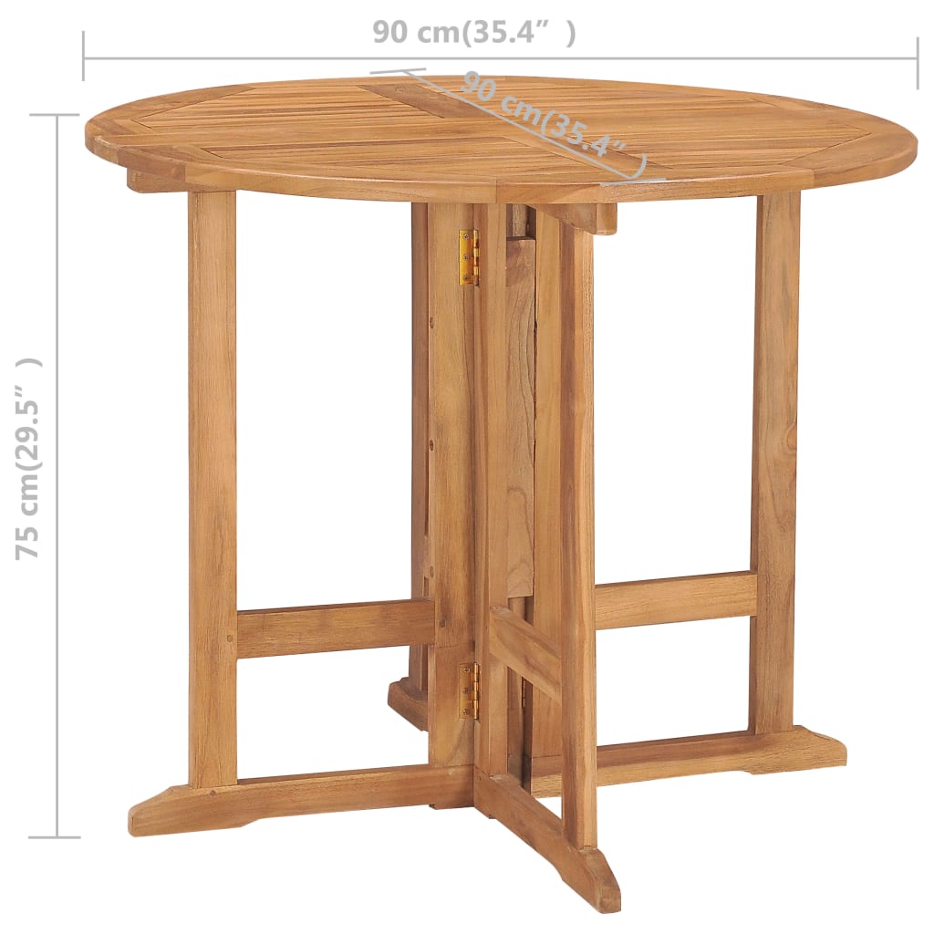 Outdoor Dining Set | Teak | Solid Teak Wood | Standard | Foldable
