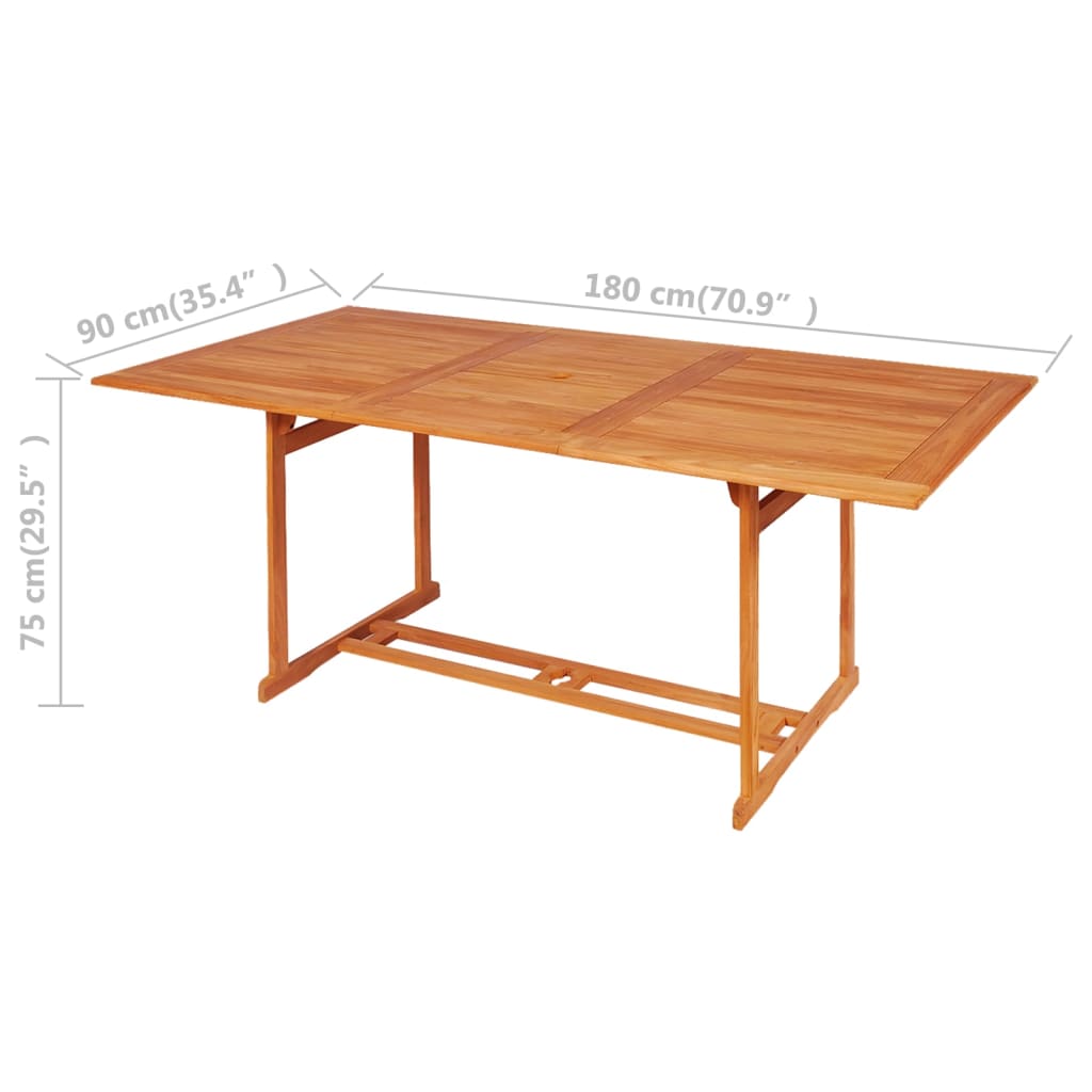 Bookshelf Board | Warm Brown | Finely sanded teak hardwood | Large