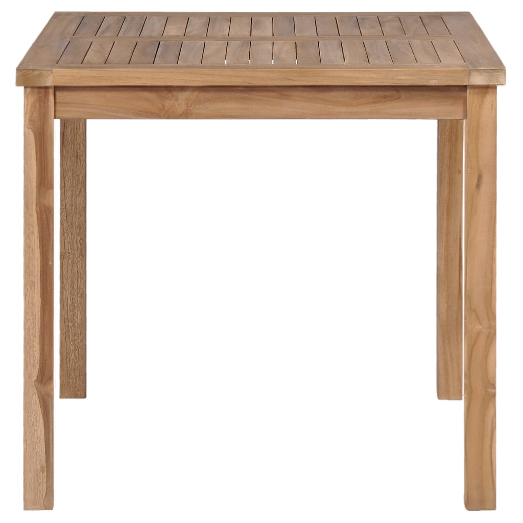 Garden Dining Set | Warm Brown | Fine sanded teak hardwood | Medium