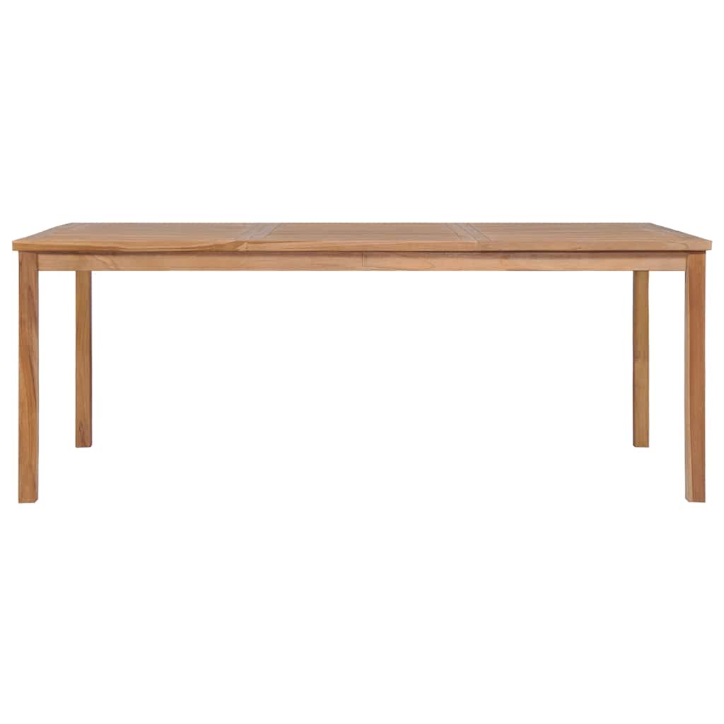 Garden Dining Set | Natural Teak | Large | Seats 7 | Rectangular